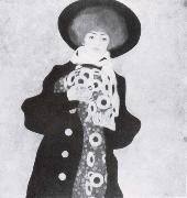 Egon Schiele Portrait of gertrude schiele painting